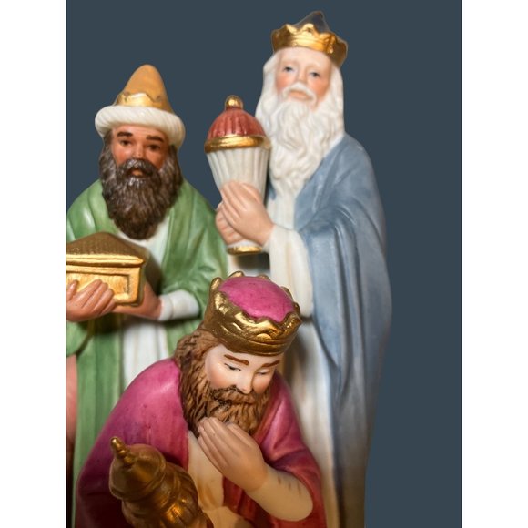 Homco "Three Wise Men" Porcelain Nativity Figurine #1473 - Picture 2 of 12